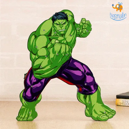 Hulk Wooden LED Lamp