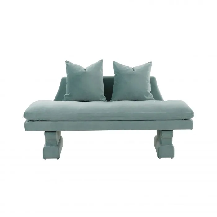 Hyde Velvet Pedestal Sofa