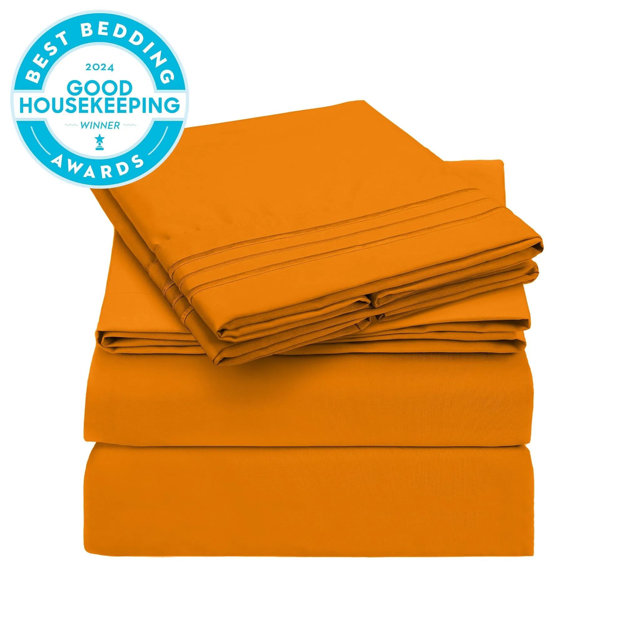 Iconic 4-Piece Microfiber Sheet Set (Autumn Harvest)