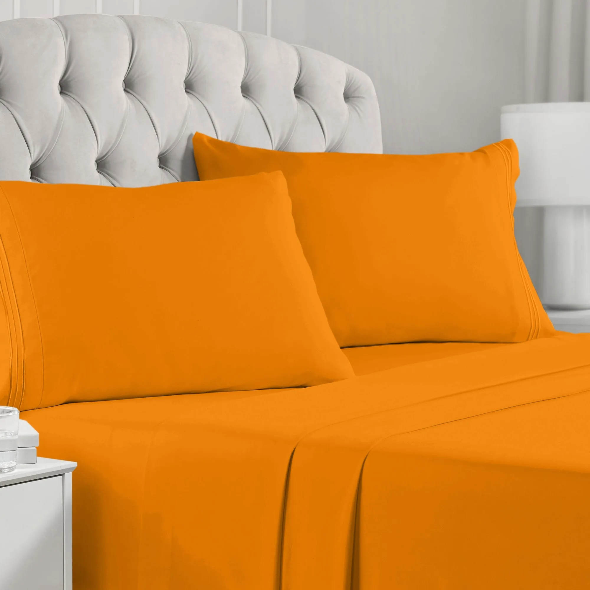 Iconic 4-Piece Microfiber Sheet Set (Autumn Harvest)