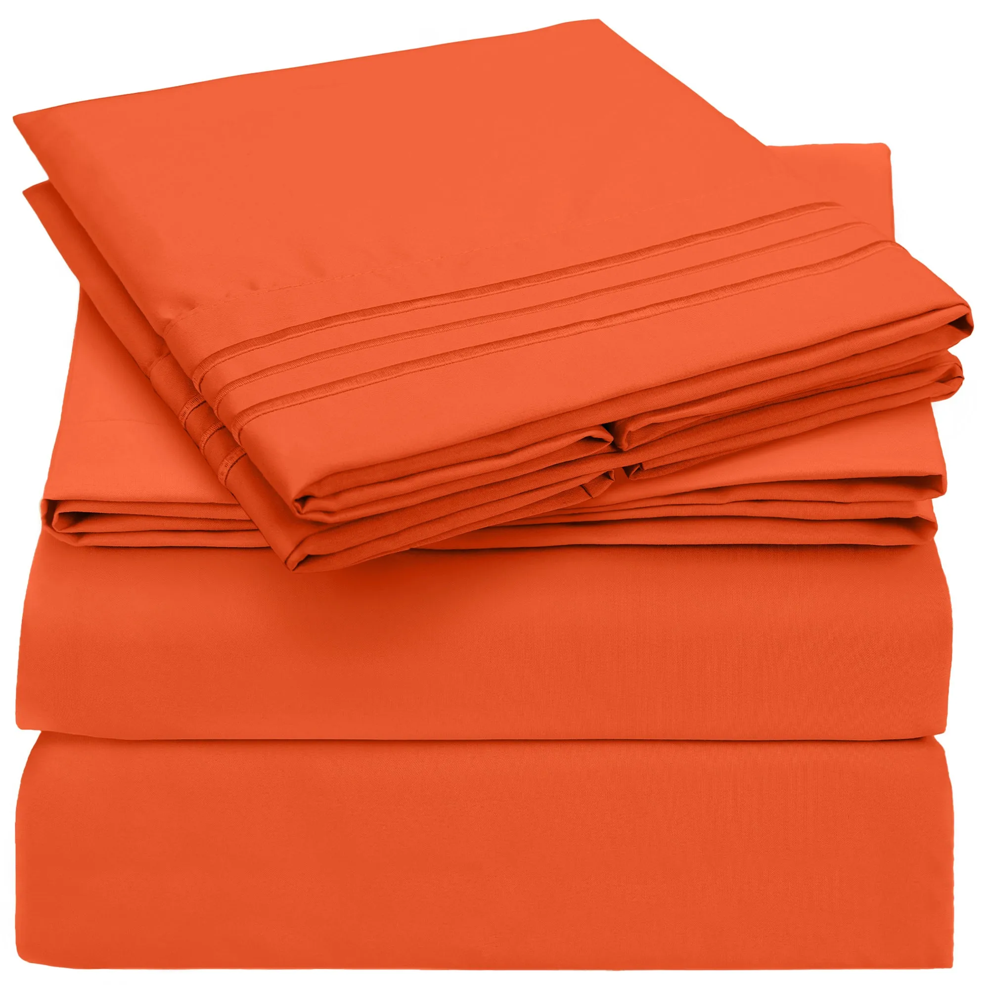 Iconic 4-Piece Microfiber Sheet Set (Autumn Harvest)