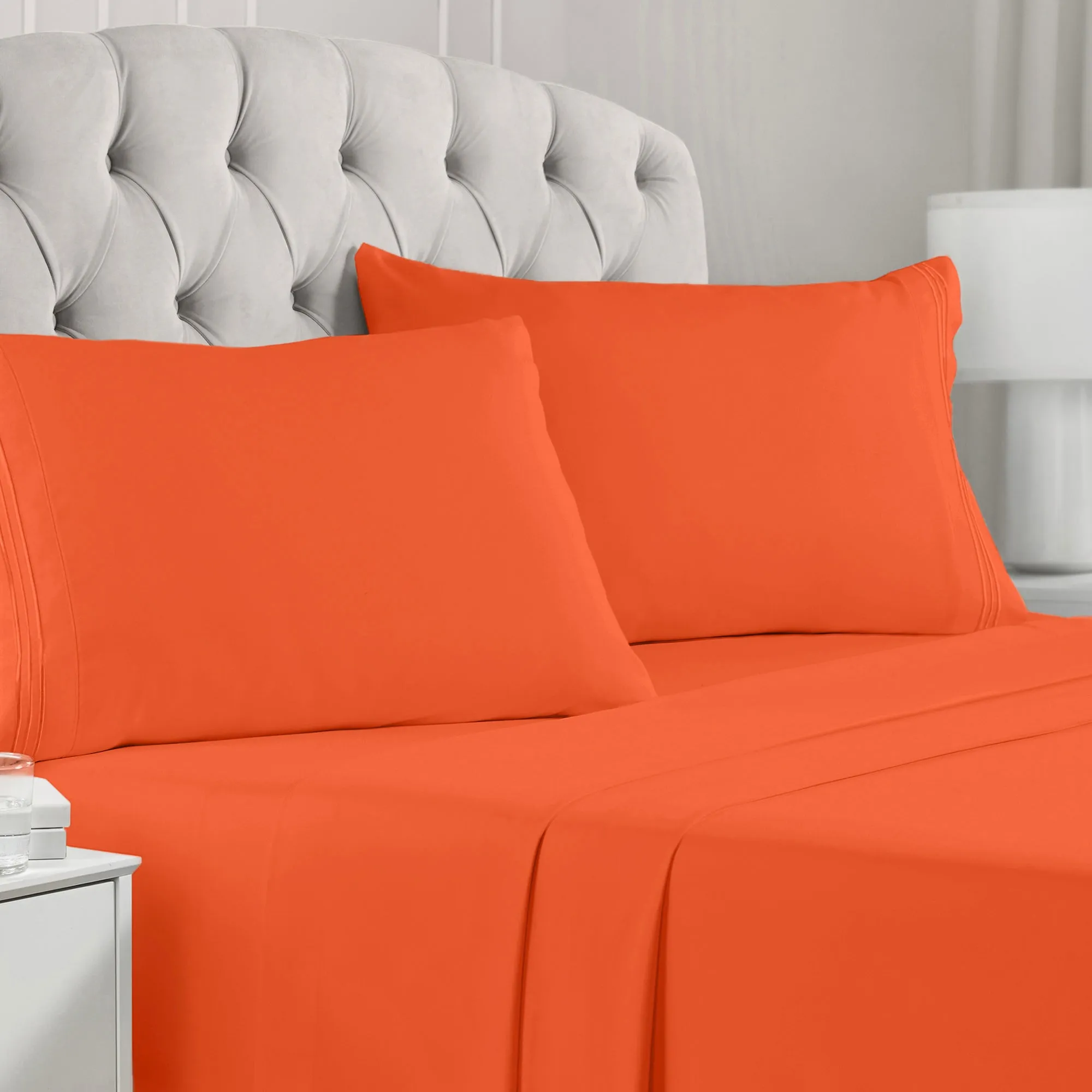 Iconic 4-Piece Microfiber Sheet Set (Autumn Harvest)