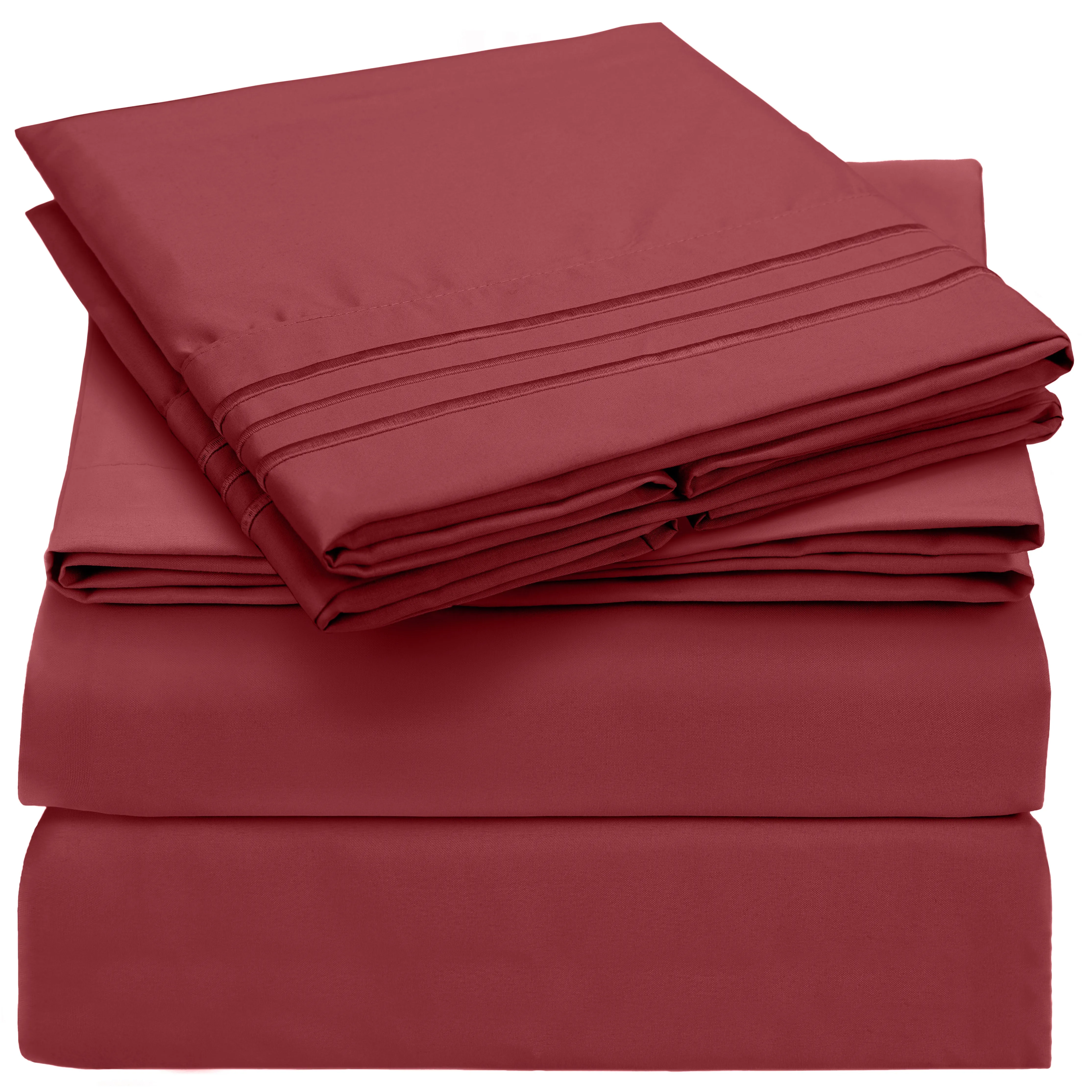 Iconic 4-Piece Microfiber Sheet Set (Autumn Harvest)