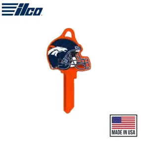 Ilco - NFL TeamKeys - Helmet Edition - Key Blank - Denver Broncos - KW1 (5 Pack)