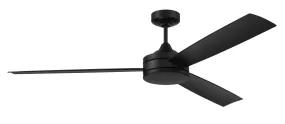 Inspo 62" Ceiling Fan in Flat Black