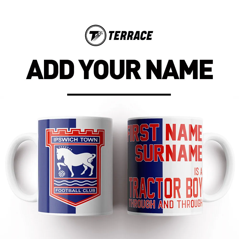 Ipswich Town Through & Through Personalised Mug