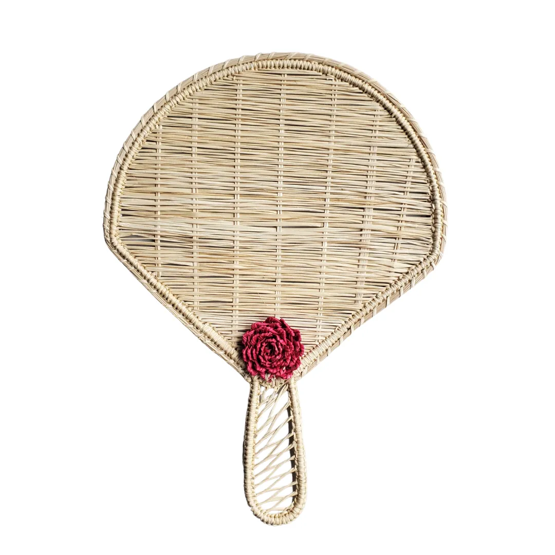 Iraca Palm Fan- Eco-friendly Fiber