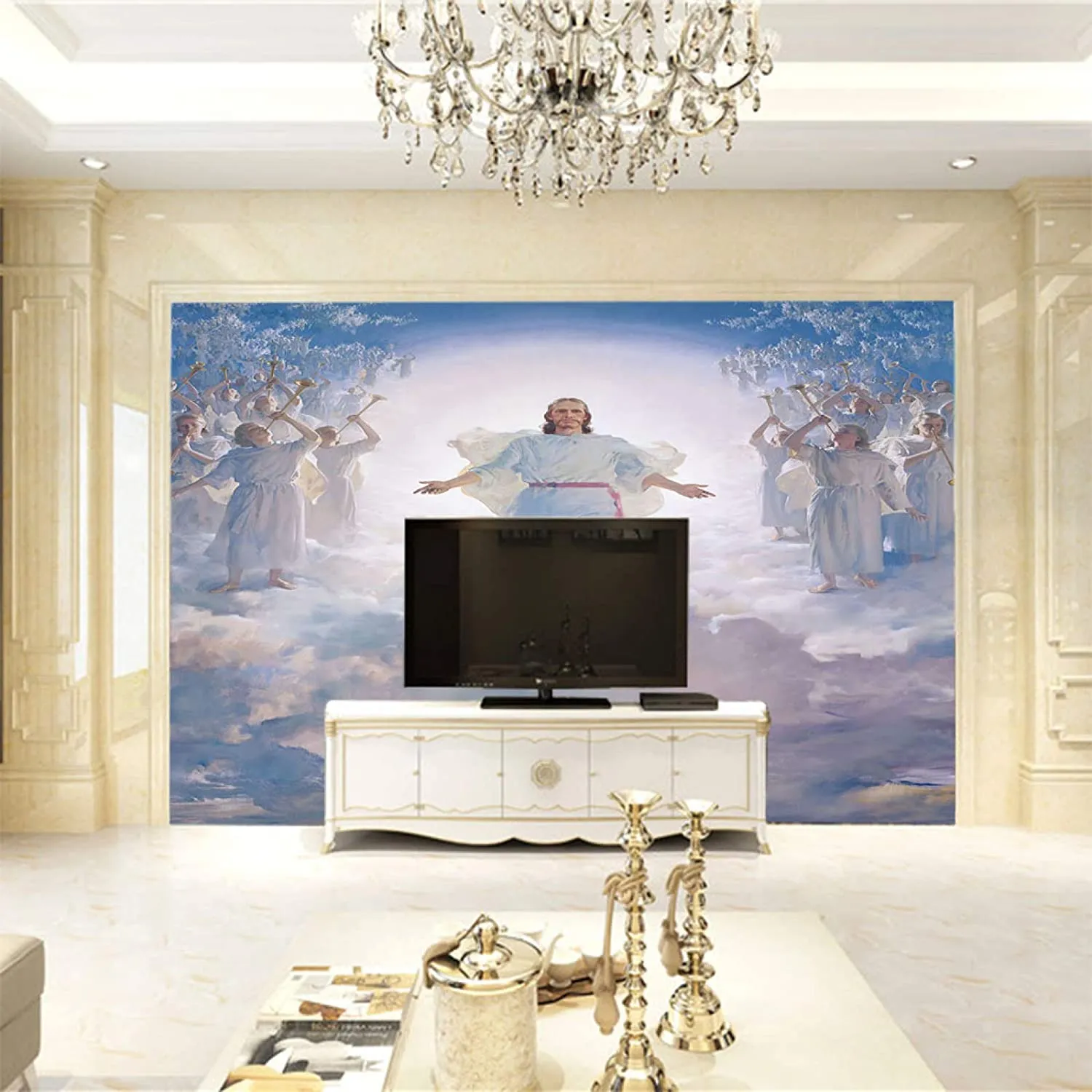 Jesus 3D Wall Murals Large Wallpapers132X94 Inches