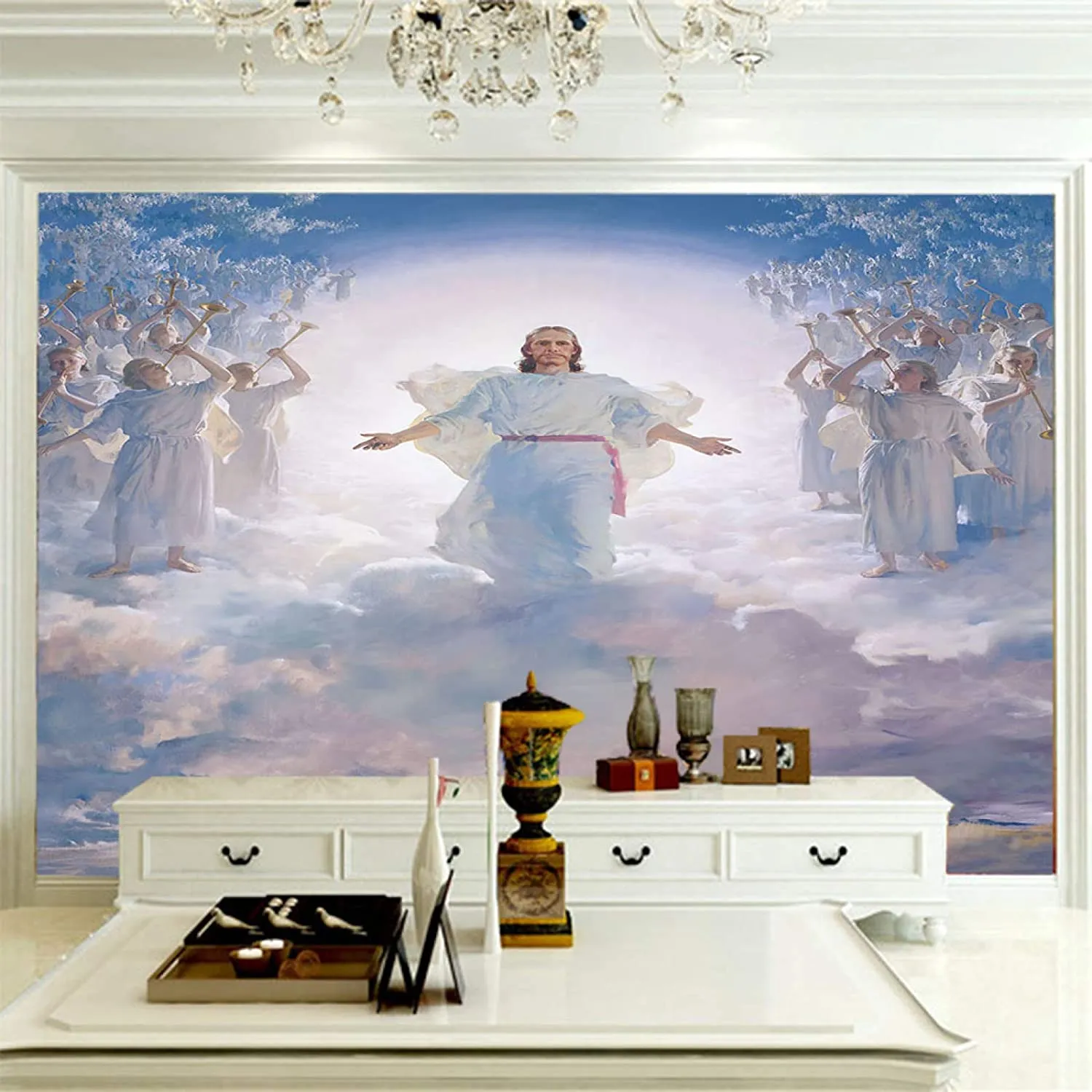 Jesus 3D Wall Murals Large Wallpapers132X94 Inches