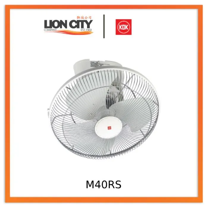 KDK M40RS Grey/Blue 40CM Orbital Fan (Pre-Order)