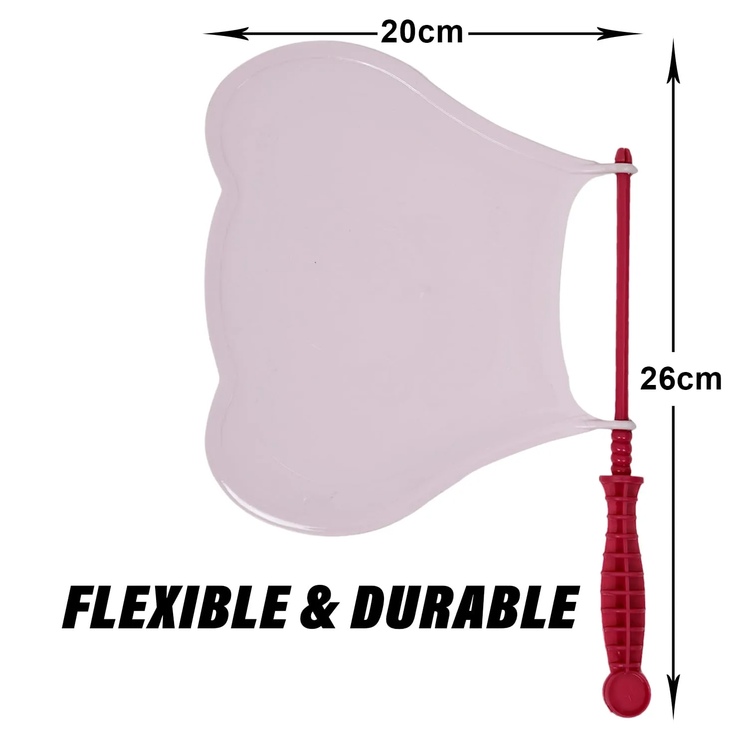 Kuber Industries Hand Fan | Plastic Hath Pankha | Hand Fan for Summer | Beejna for Natural Air | Caty Fan | Useful for Travel | Hand Fan for Cool Air | Pink