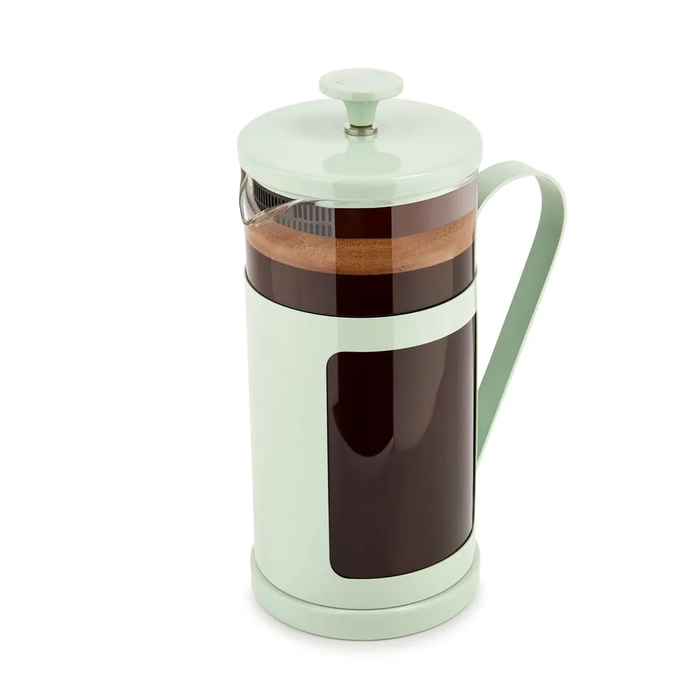 La Cafetiere Monaco 8-Cup 1L Stainless Steel/Glass French Press (Mint Green)