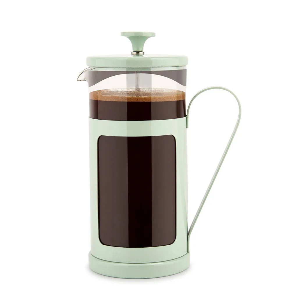 La Cafetiere Monaco 8-Cup 1L Stainless Steel/Glass French Press (Mint Green)