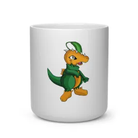 Leafasaur Heart Shape Mug