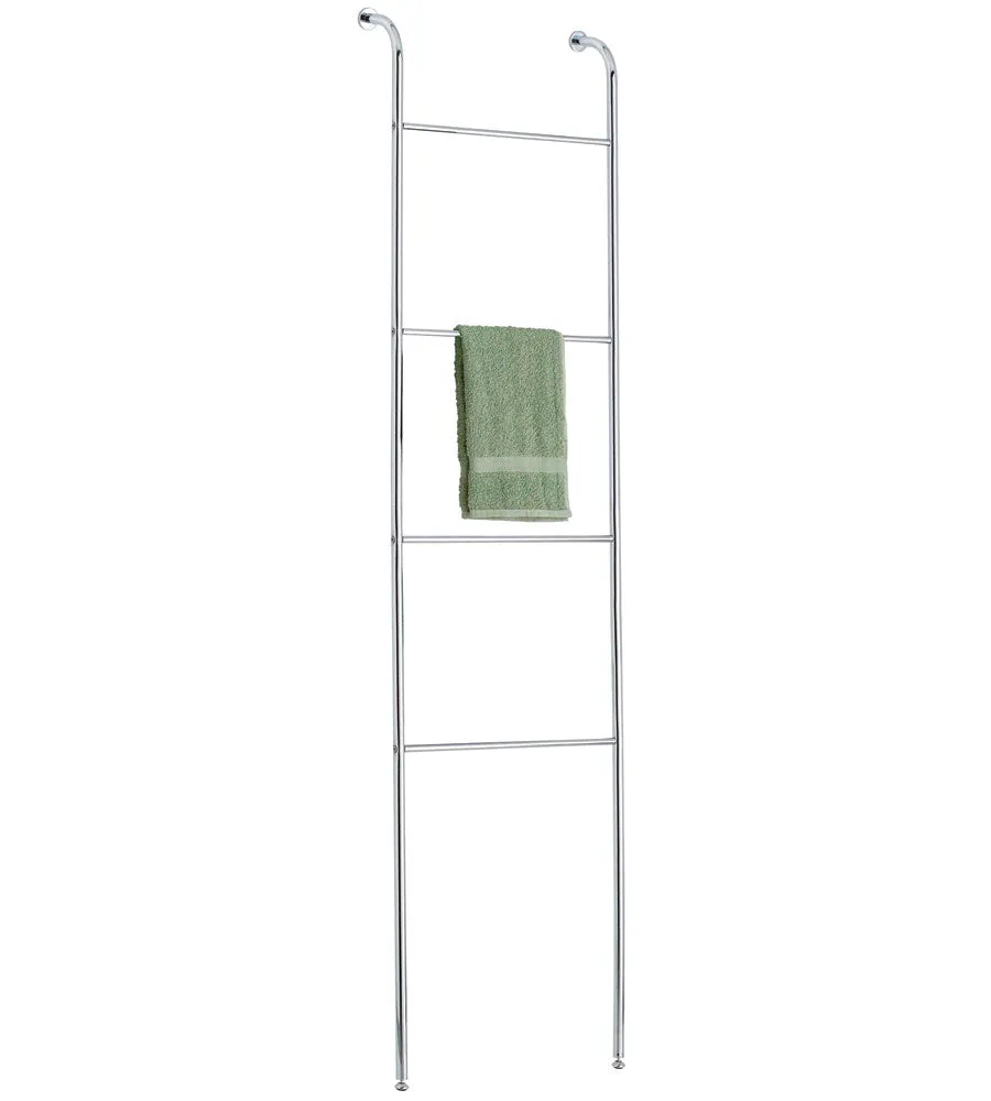 Leaning Towel Ladder - Chrome