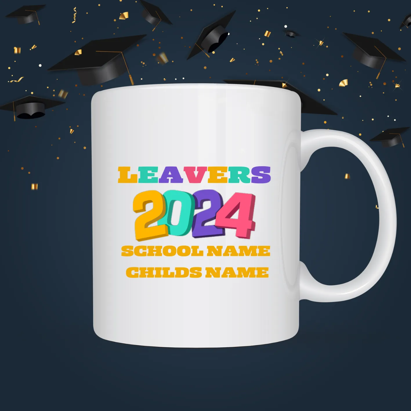 Leavers 2024 Colourful Mug