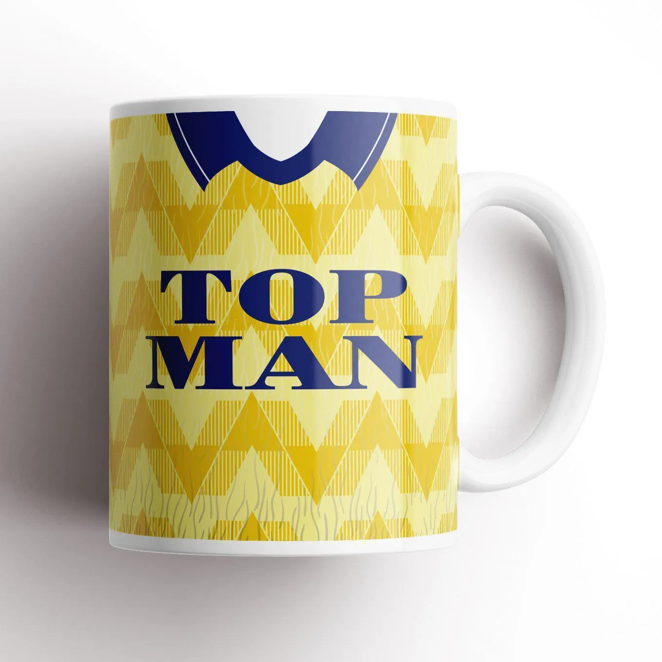 Leeds 1990 Away Retro Inspired Kit Mug