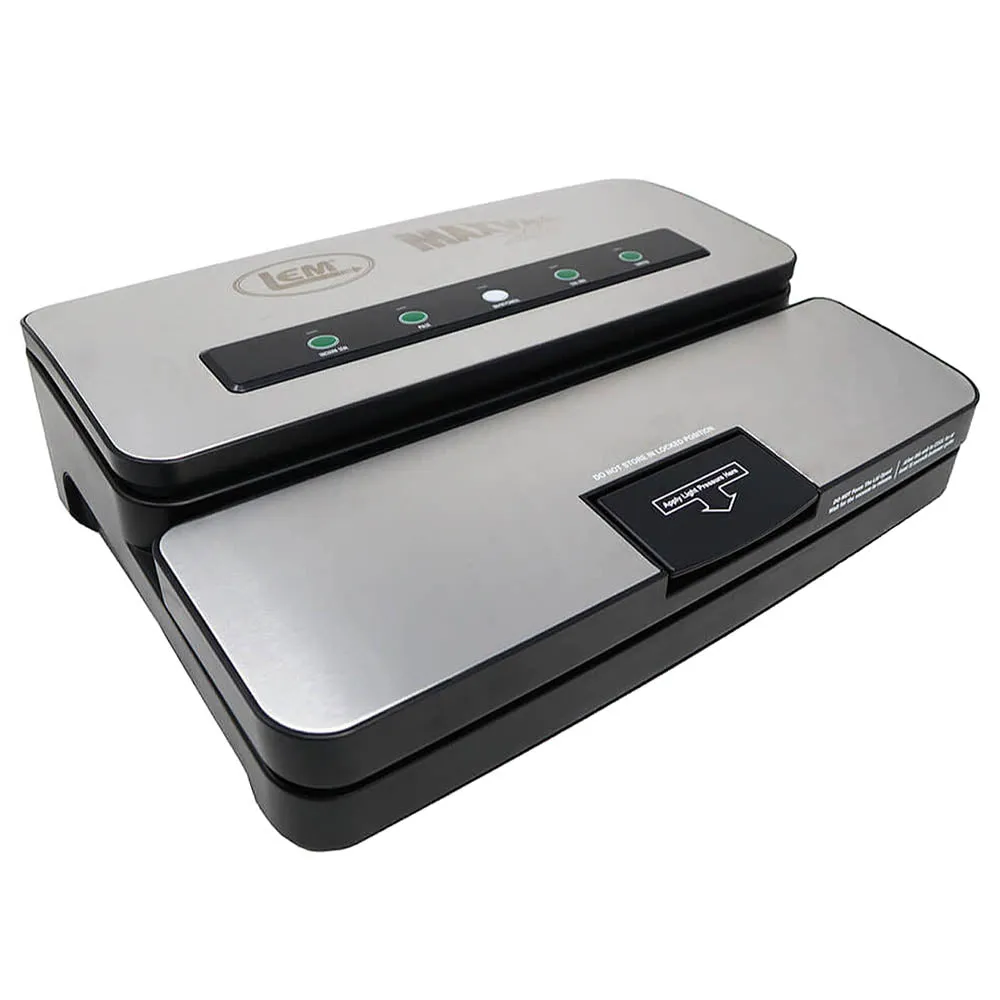 LEM MaxVac 250 Vacuum Sealer Industrial Grade Stainless Steel Construction 1393