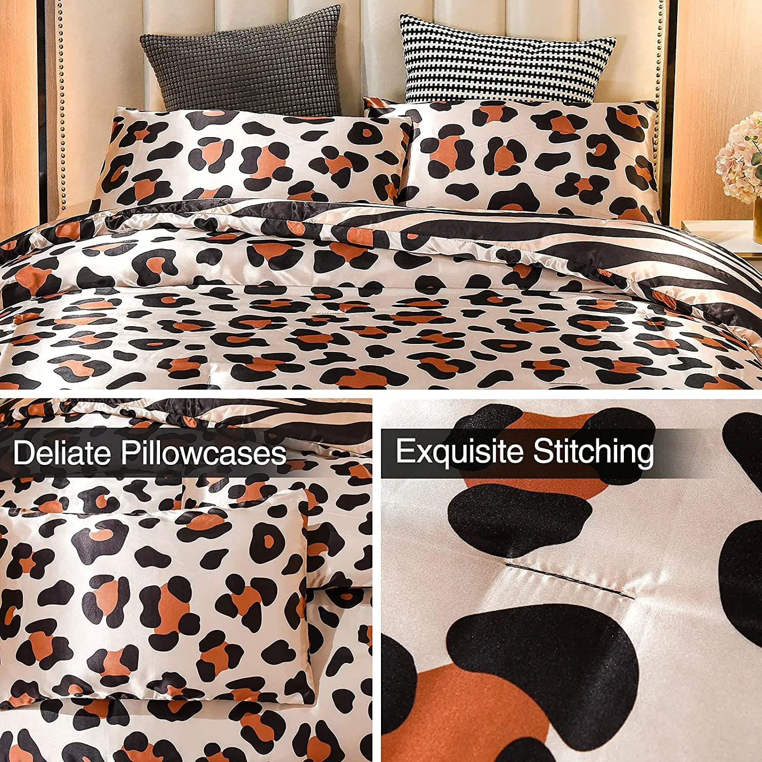 Leopard & Zebra Printed Comforter All-Season