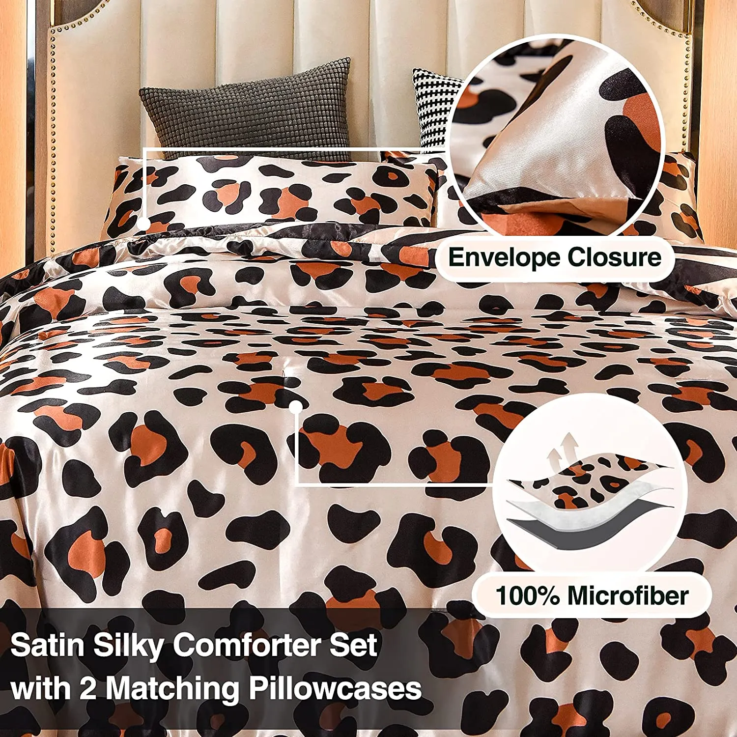 Leopard & Zebra Printed Comforter All-Season