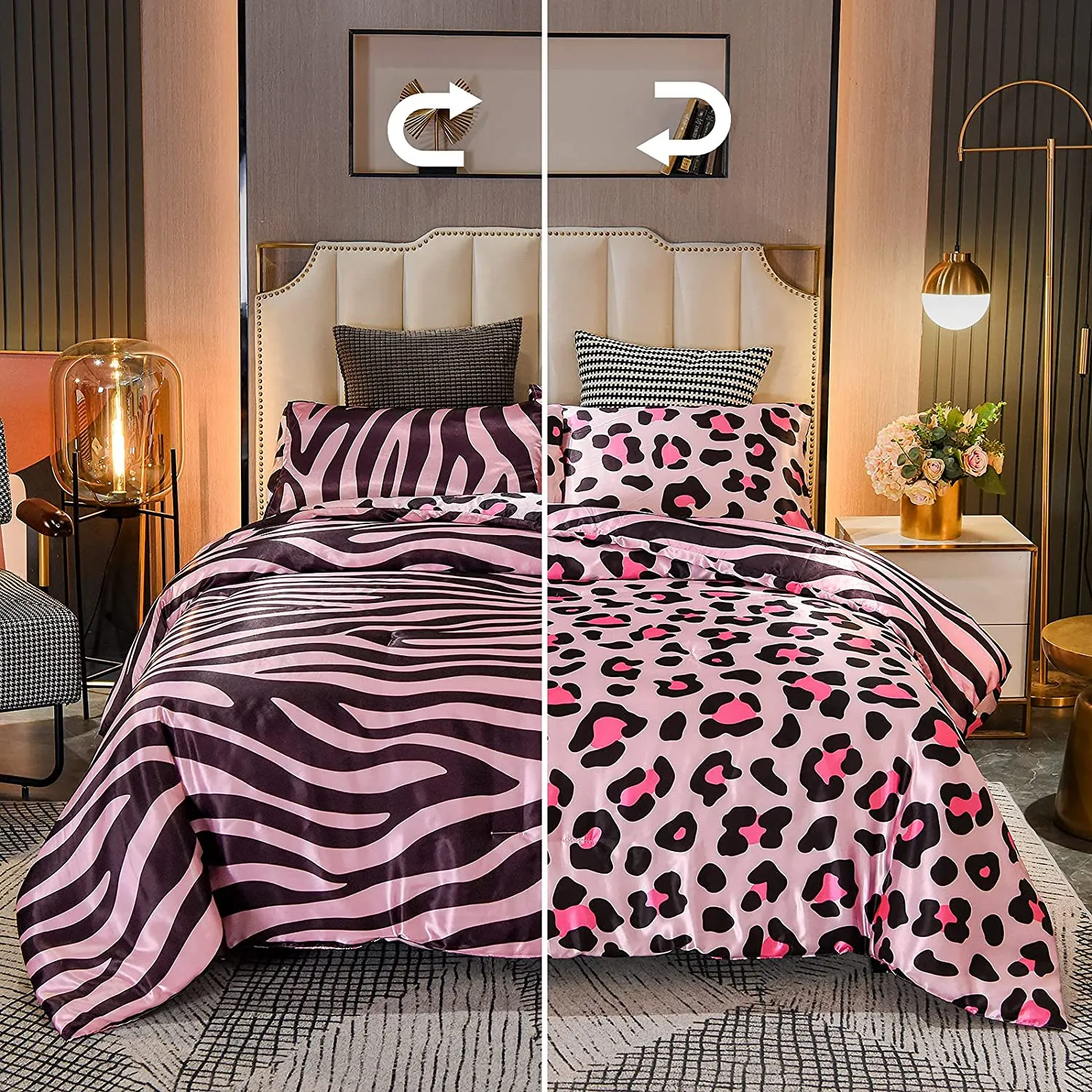 Leopard & Zebra Printed Comforter All-Season