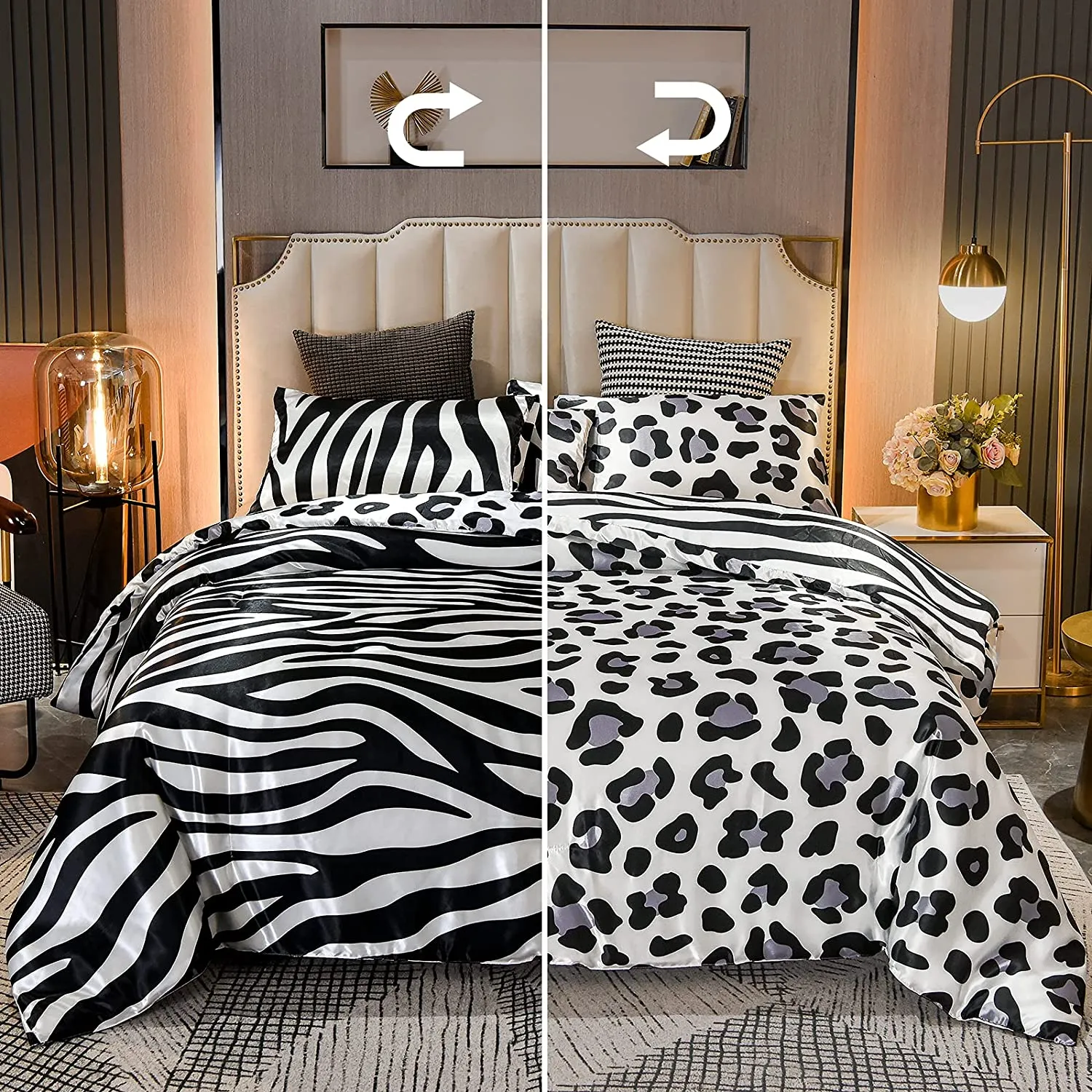 Leopard & Zebra Printed Comforter All-Season