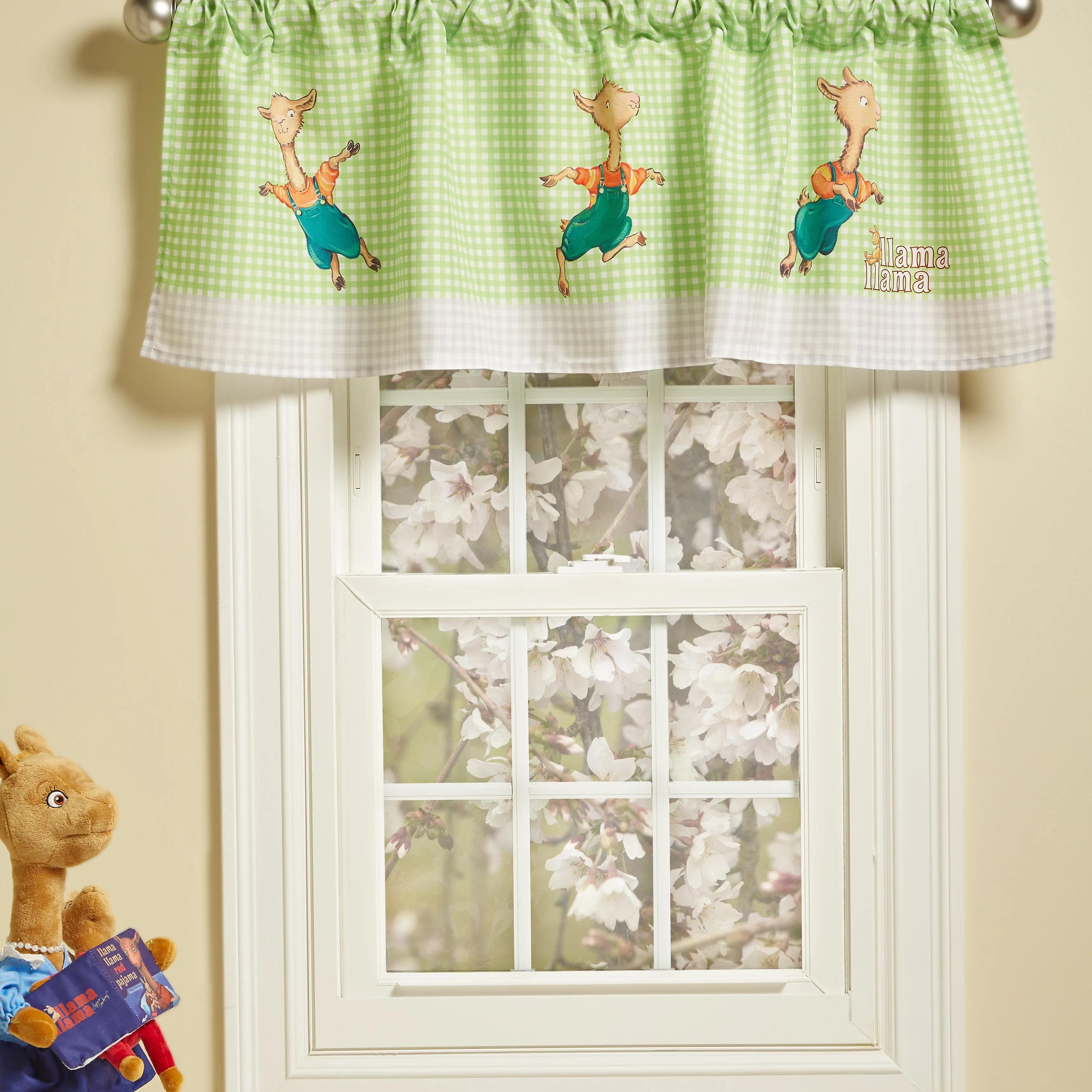 Llama Llama Window Valance