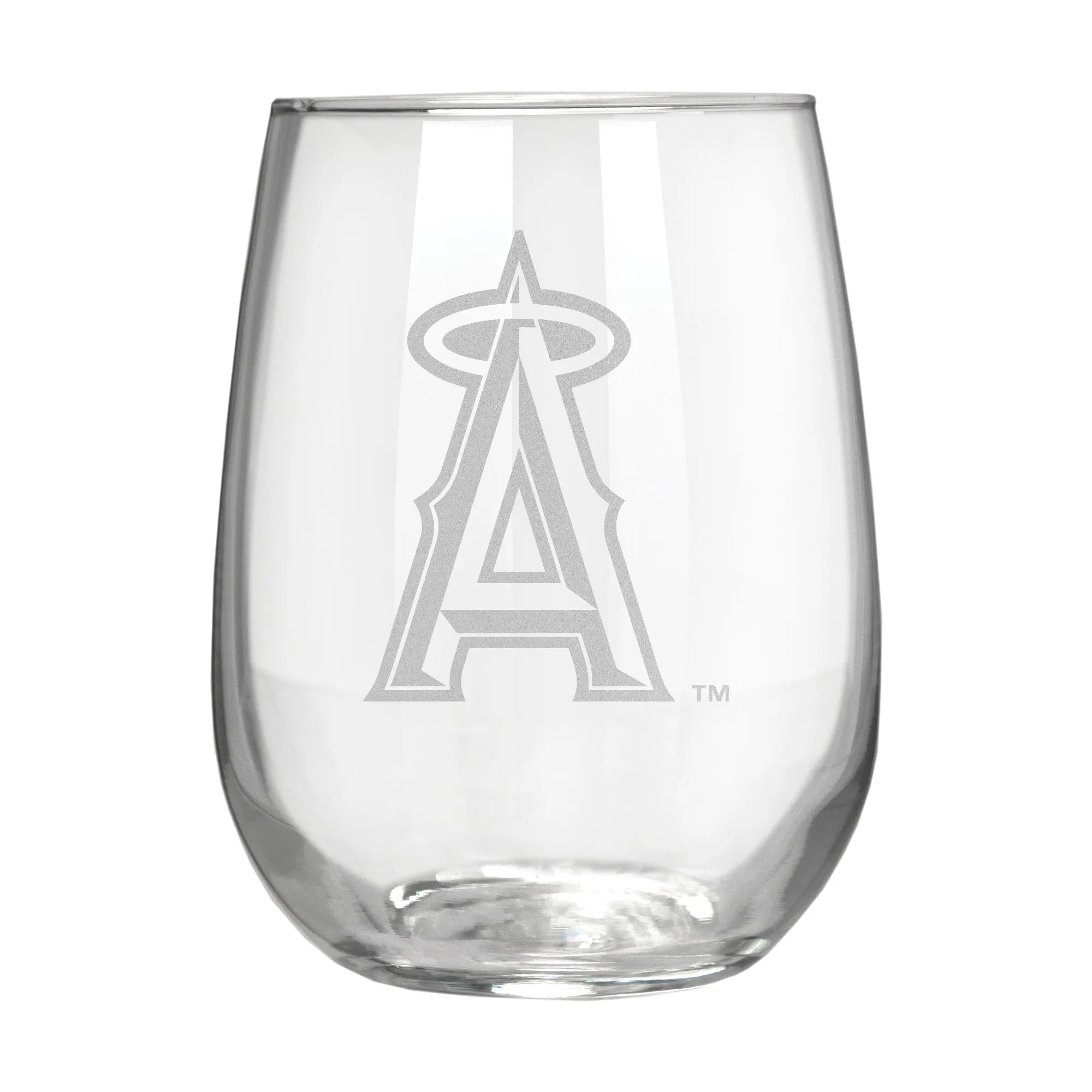 Los Angeles Angels 17 oz. Stemless Wine Glass