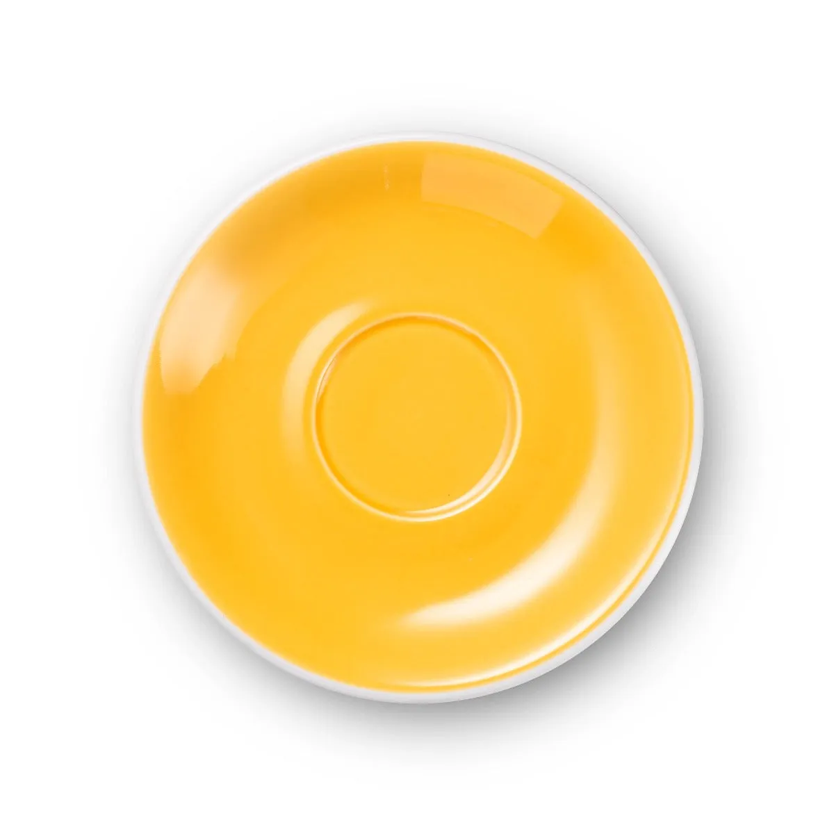 Loveramics Egg Style Latte Cup & Saucer - Yellow (10oz/300ml)