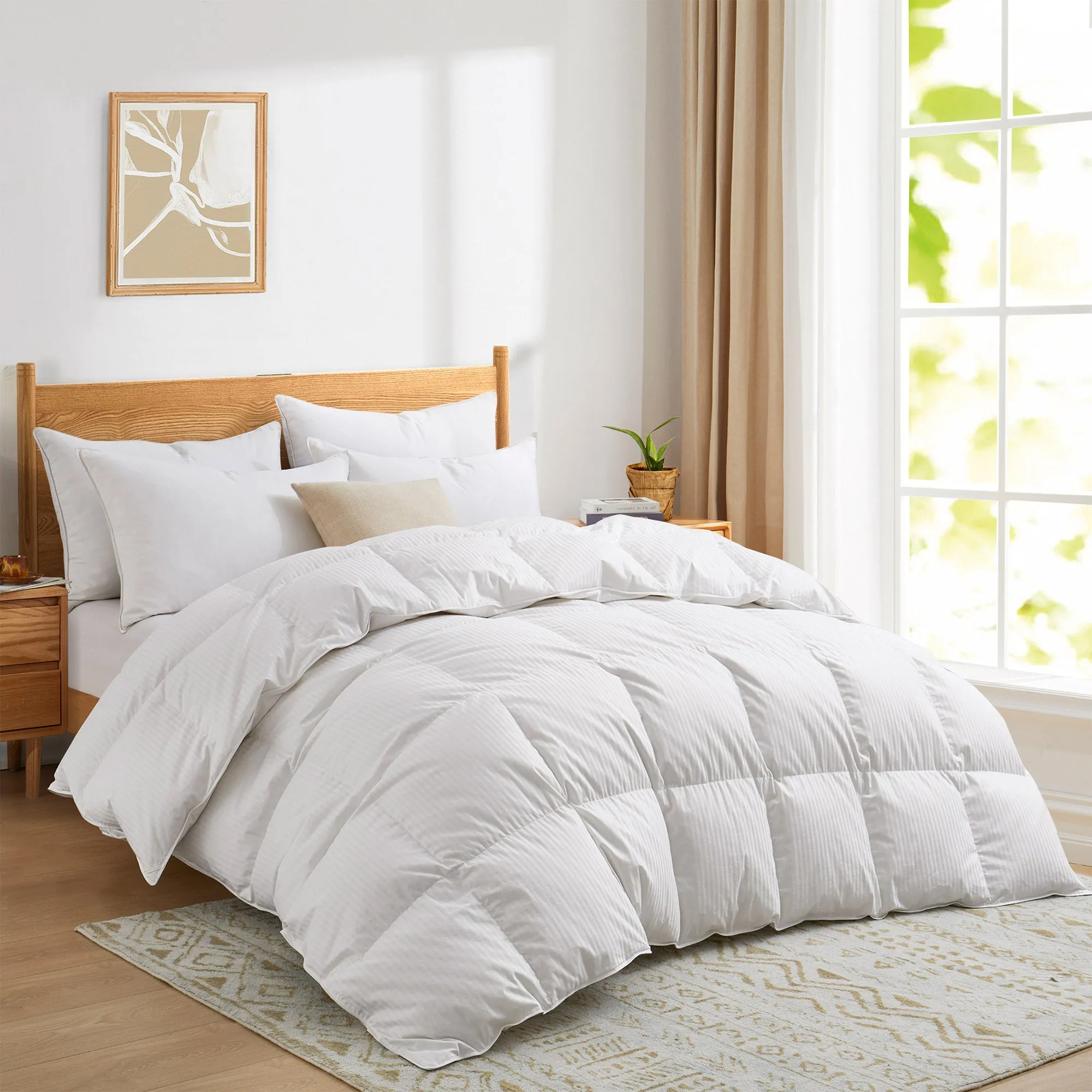 Made in Germany 800 Fill Power European White Down Comforter