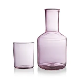 Maison Balzac J'ai Soif Carafe and Glass Set Pink