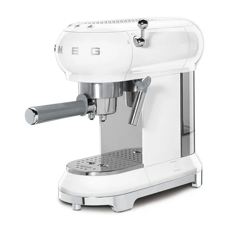 Manual Espresso Machine - White