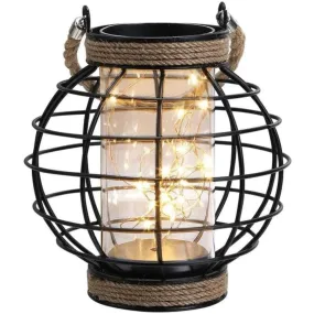 Metal Cage LED Lantern