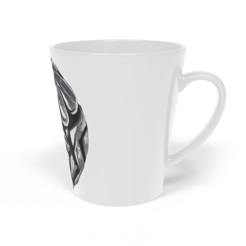 Metal Piece Latte Mug, 12oz