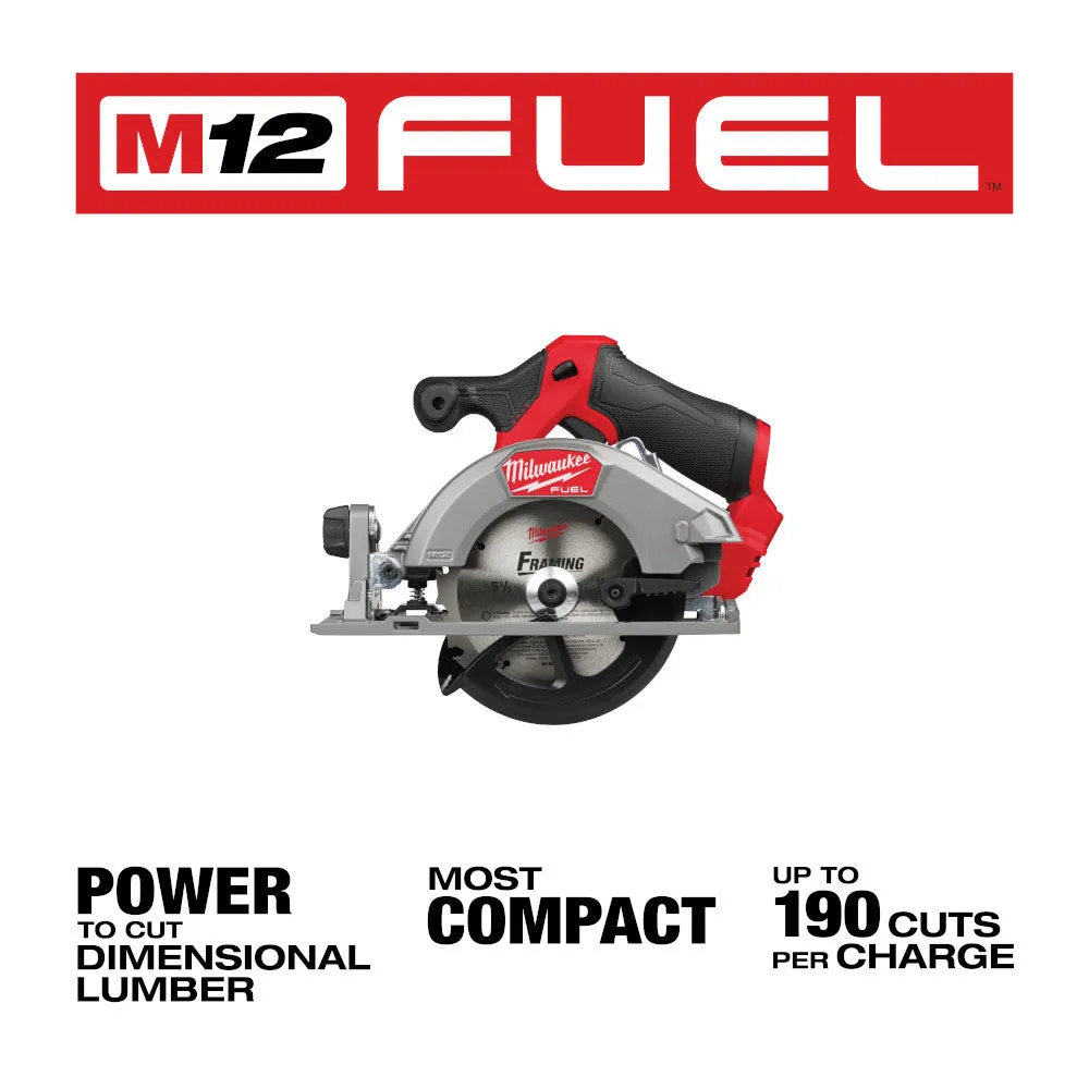 Milwaukee 2521-20 M12 FUEL 5-3/8" Circular Saw