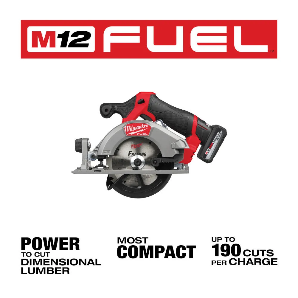 Milwaukee 2521-21HO M12 FUEL 5-3/8" Circular Saw Kit