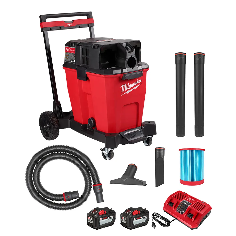 Milwaukee M18 Fuel 12 Gallon Dual-Battery Wet and Dry Vacuum Kit