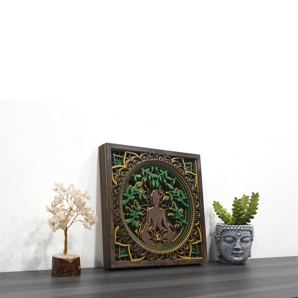 Miniature Bodhi Tree Buddha