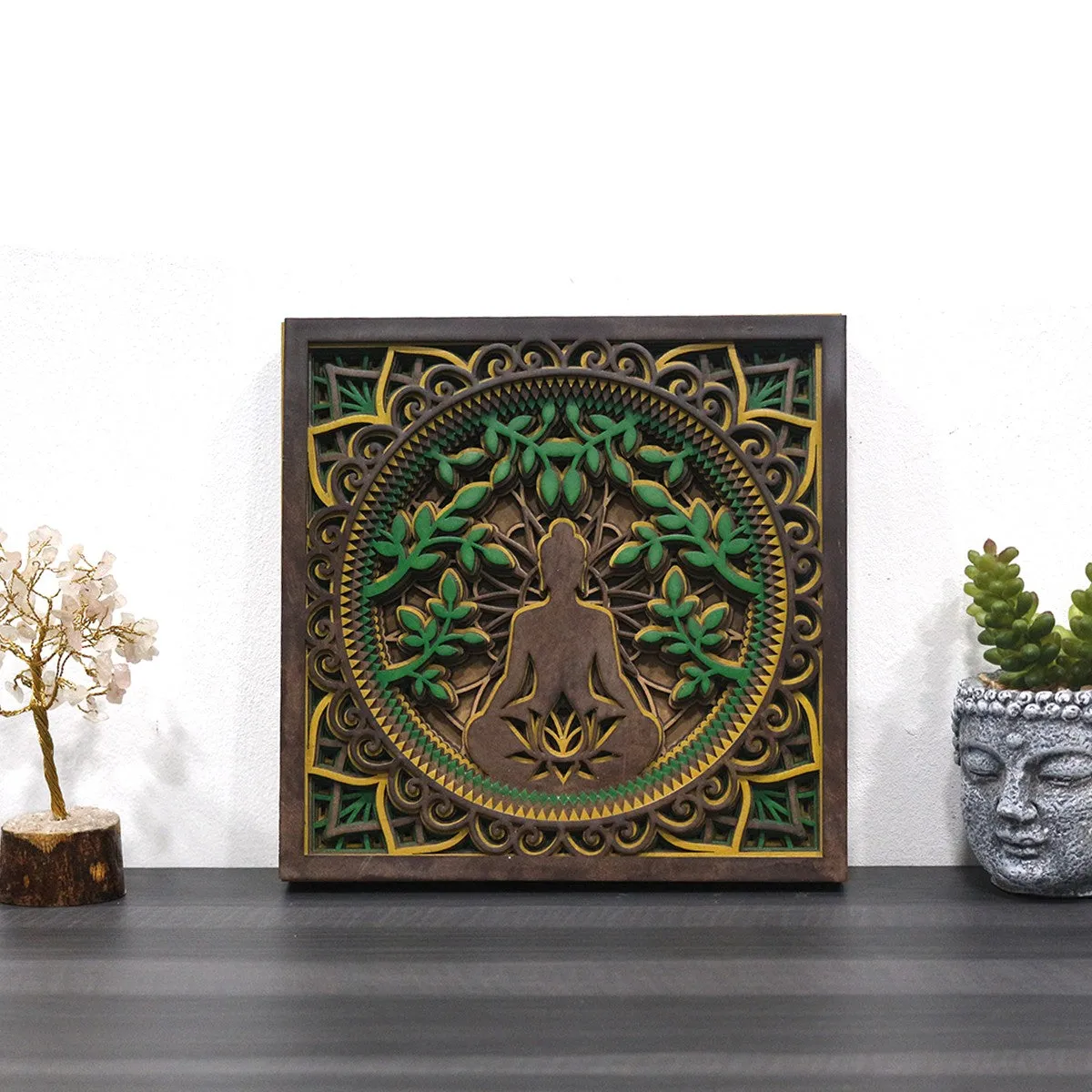 Miniature Bodhi Tree Buddha