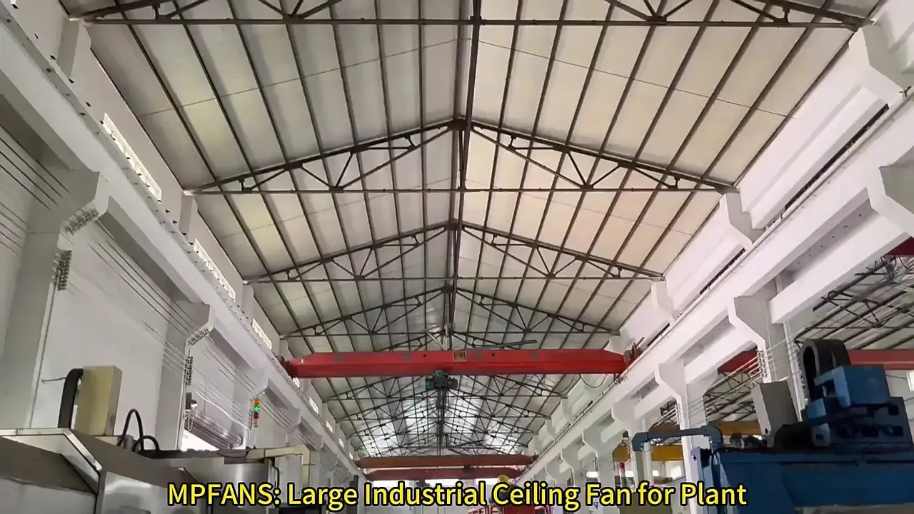 Move-Point Factory private label PMSM 24ft (7.3m) large industrial fans hvls fans big ceiling fans