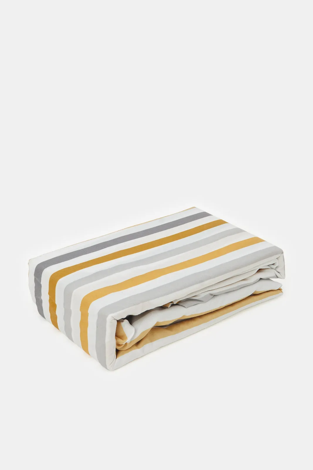 Multicolour Striped Fitted Sheet (Double Size)