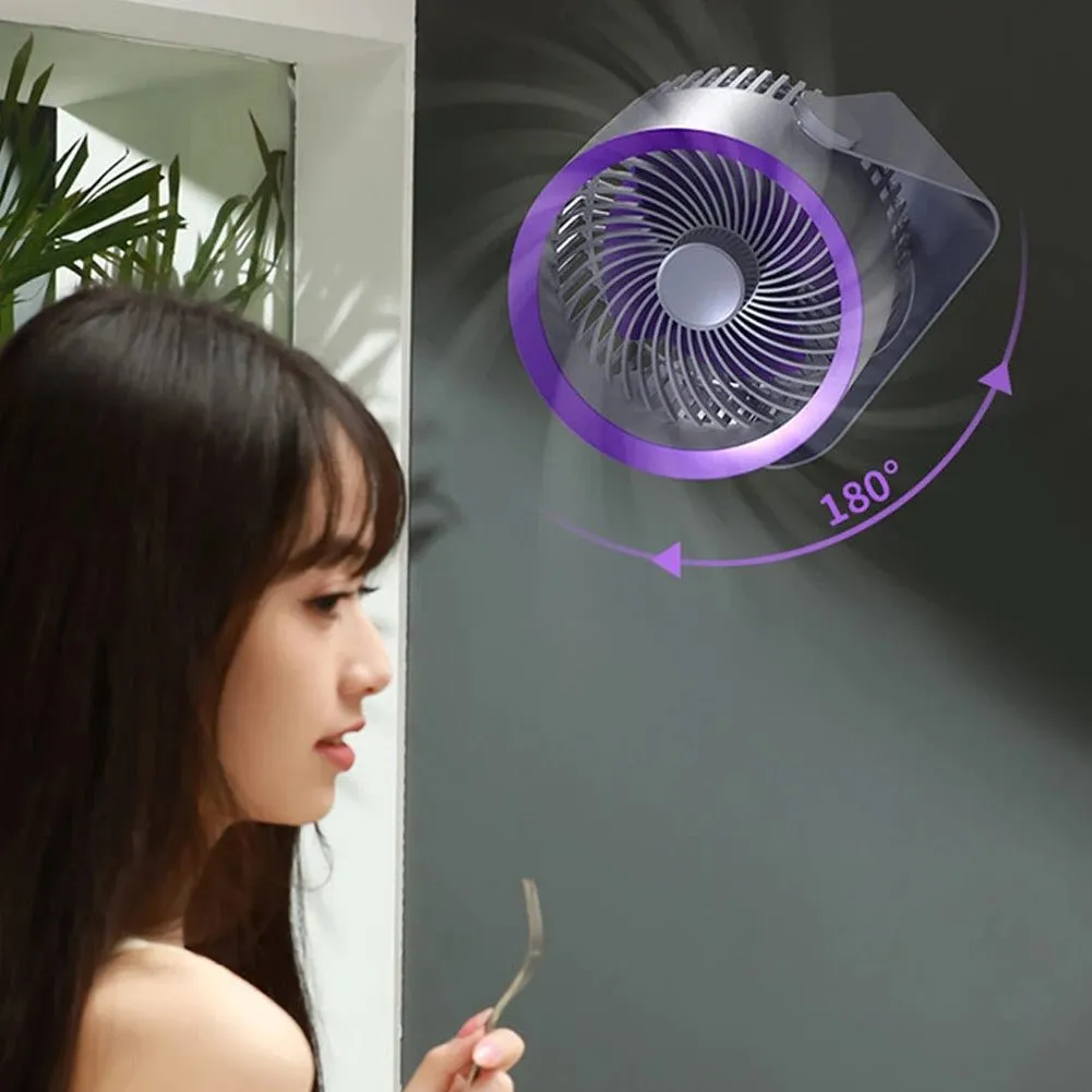 Multipurpose Electric Fan - 4000mAh Air Circulator Wireless Wall Ceiling Fan