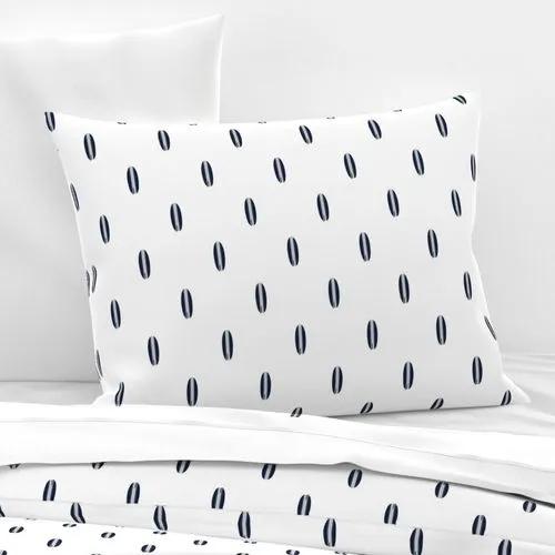 Navy Blue and Gray Mini Size Classic Surfboards Sheet Set from Surfer Bedding™️