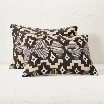 New - 3pc King Day in Day Out Printed Comforter and Sham Set Dark Gray - Opalhouse