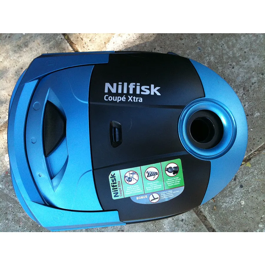 Nilfisk Coupe Parquet Domestic Vacuum Cleaner Single Stage Flow-Thru 240Volt Motor