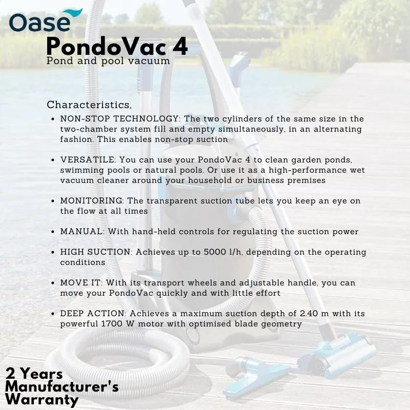 OASE PondoVac 4  Pool & Pond Vacuum cleaner