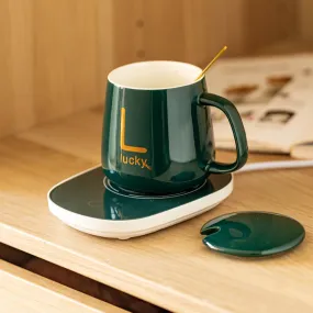 Office Mug With Heating Base & Gift Box