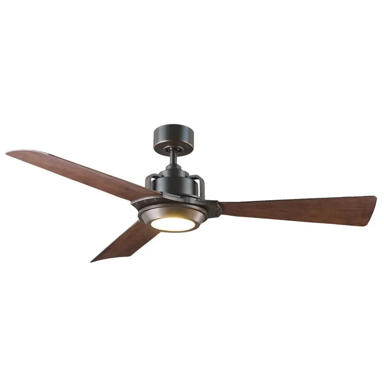 Osprey 56" Three-Blade Indoor/Outdoor Smart Ceiling Fan with 2700K LED Light Kit and Wall Control