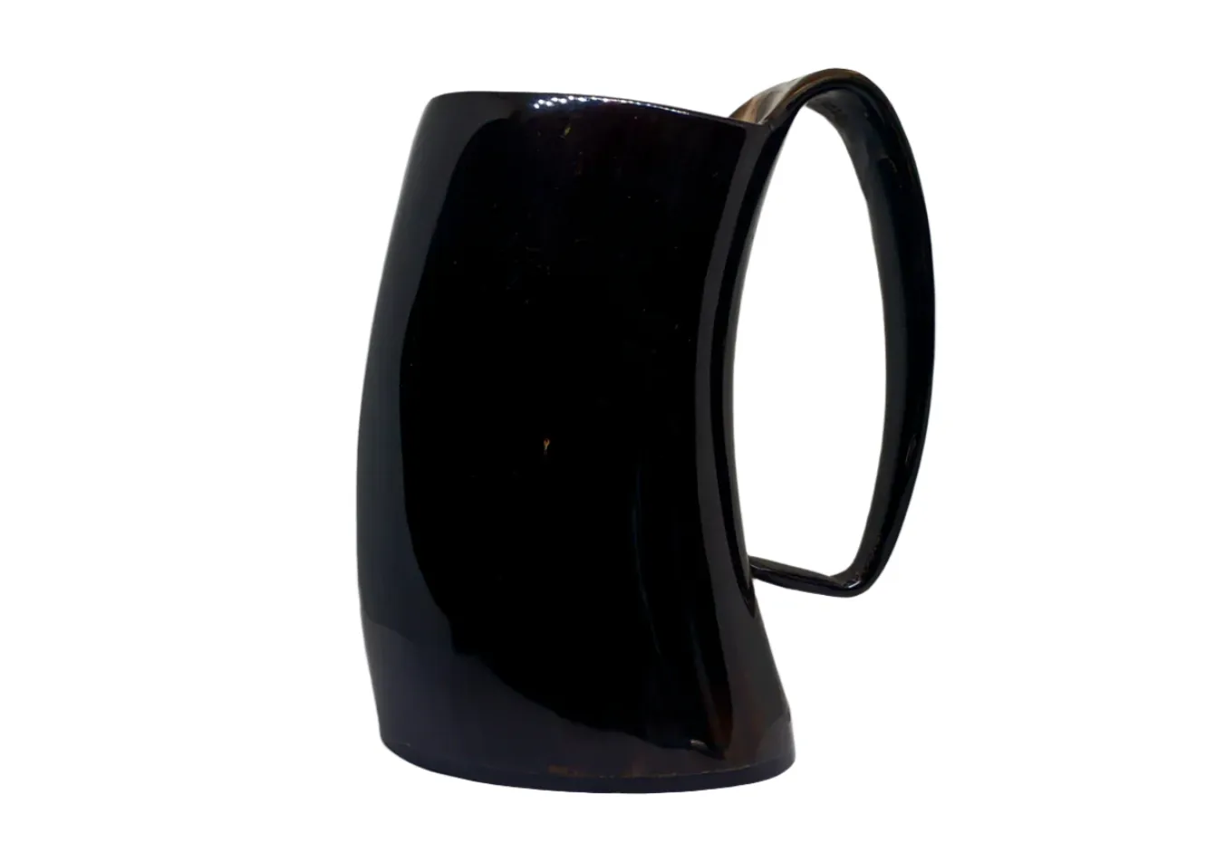 Ox Horn Mjölnir Drinking Mug