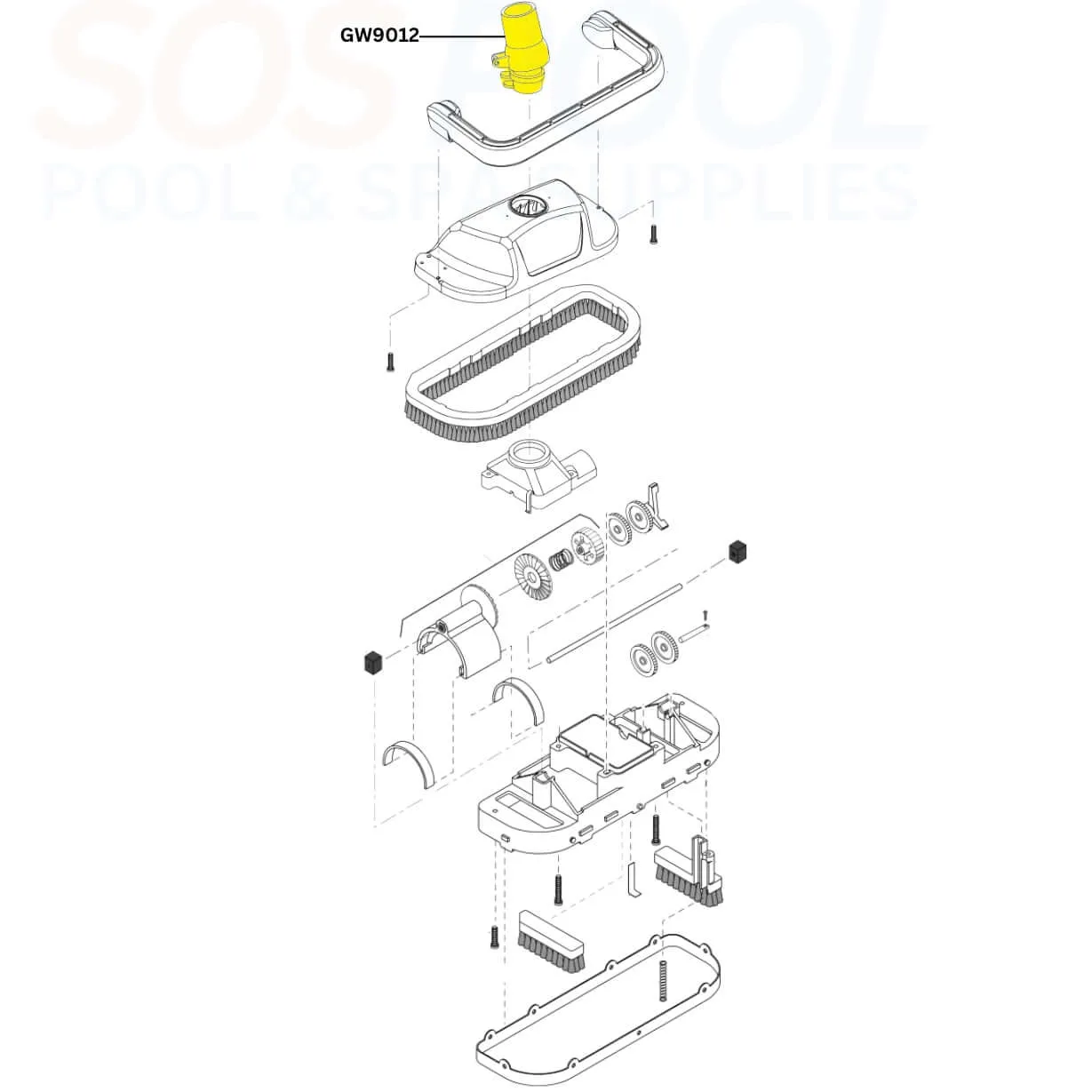 Pentair Swivel Assembly For Cleaners | GW9012